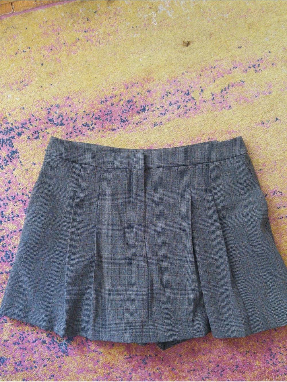 H&M Charcoal Plaid Skort Suit Set - Picture 7 of 10